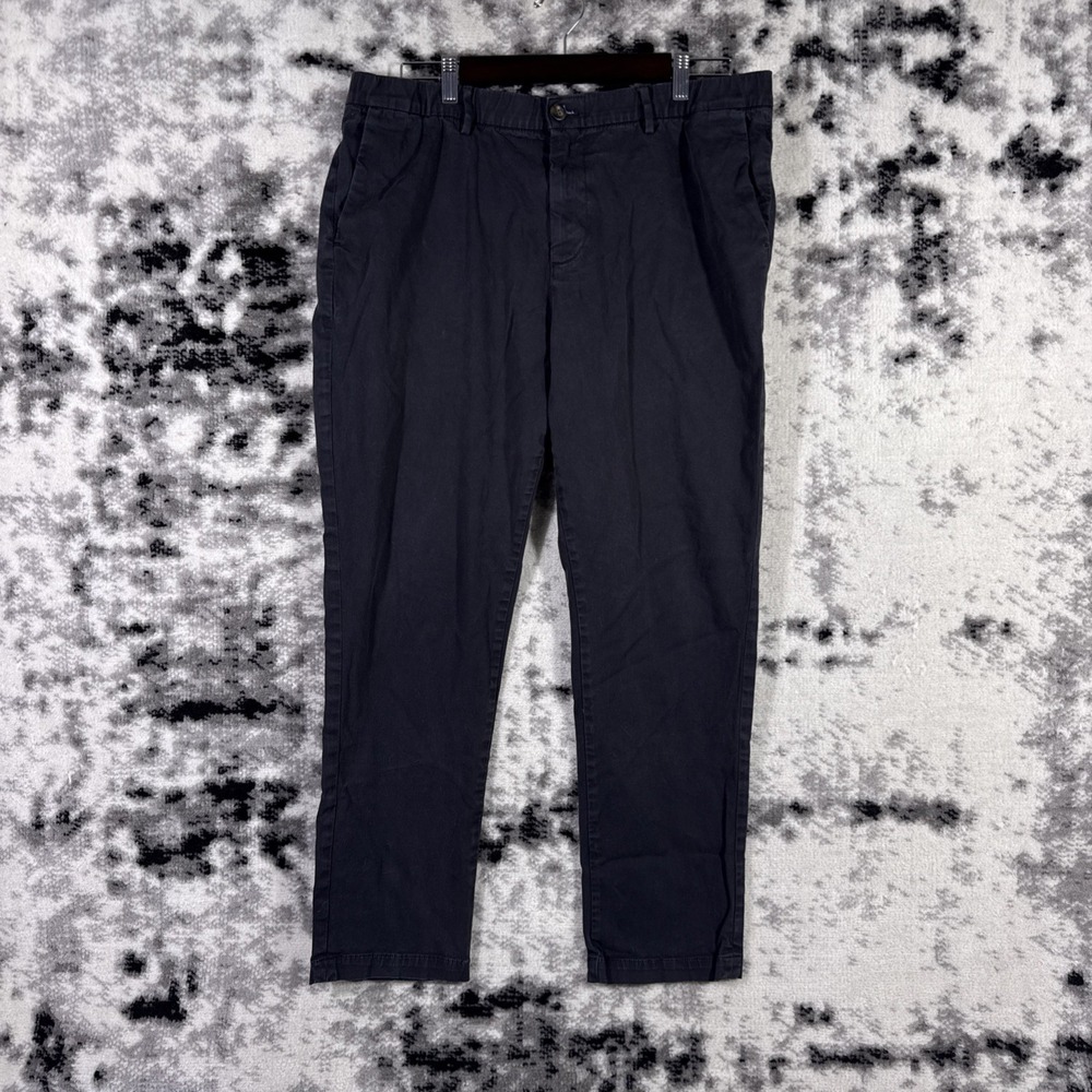 Bearbottom Pants Mens Size Extra Large‎ Black Tapered Stretch Work Twill Comfy